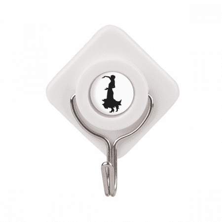 

Performance Folk Dance Dancer Adhesive Wall Hooks Hanging Self Sticky