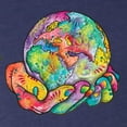 thumbnail image 6 of Wild Bobby Rainbow Painted I've Got The Whole World Dean Russo Design Inspirational/Christian Men Premium Tri Blend Tee, Vintage Navy, Medium, 6 of 6