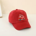 thumbnail image 2 of NIEWTR Baseball Cap for Kids-Adjustable Washed Cotton Golf Toddler Hat for Boys & Girls Toddler Sun Hat Children'S Gifts，Red, 2 of 4
