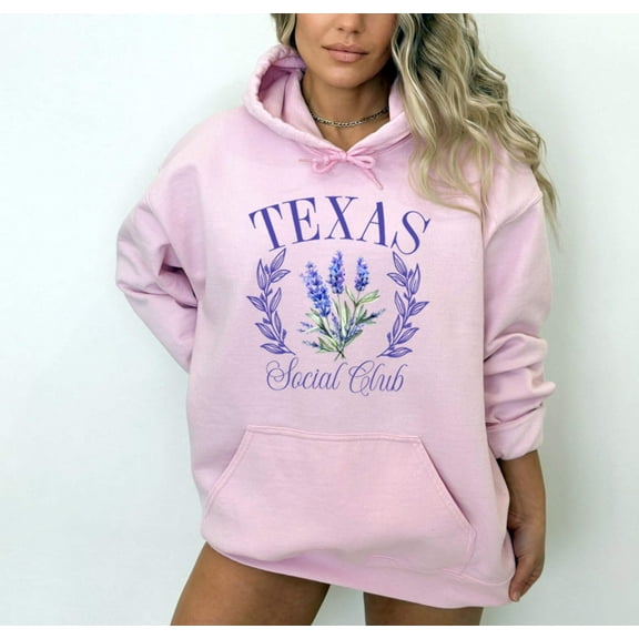 TEXAS Graphic Unisex Fleece Hooded Sweatshirt