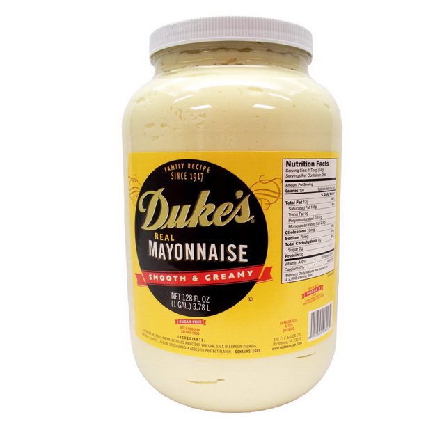 Duke's 06003 Dukes Mayonnaise Sugar Free Pet' 4128 Fluid Ounce