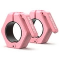 thumbnail image 1 of Synergee Pink Magnetic Barbell Collars Locking 2" Weight Clamps, 1 of 6