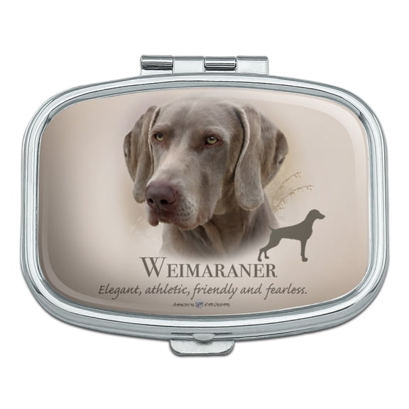 Weimaraner Dog Breed Rectangle Pill Case Trinket Gift Box