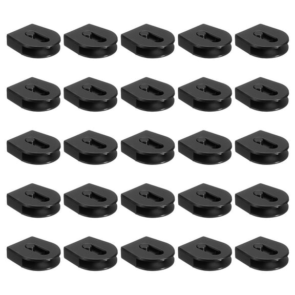 50Pack Wheeled Cord Locks for Drawstring Toggle Slider Stopper, 0.8x0.9 Inch
