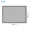 thumbnail image 2 of Window Screen Mesh, 51" x 71" DIY Fiberglass Netting Mesh Black Frame with Hook and Loop Adhesive Edging, 2 of 6