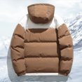 thumbnail image 4 of Men's Winter Colour Blocking Thickened Casual Style Coat Jacket With Pockets, 4 of 5