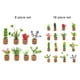 thumbnail image 2 of Speravity Imanes de nevera de plantas, pegatina para refrigerador, decoración, imán para nevera, muebles para el hogar elegantes Artesanía 8 Uds., 2 of 6