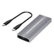 thumbnail image 5 of Inteprter Carcasa Nvme Ssd, carcasa de aleación de aluminio, instalación gratuita, tamaño de disco duro compatible, carcasa externa Ssd, Línea AC 2piezas, 5 of 6