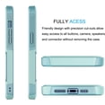 thumbnail image 4 of Tiflook Case For iPhone 14 (6.1 inch) 2022 [Military Grade Drop Tested] Non Slip Textured Dual Layer Hard Cover - Teal, 4 of 6