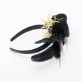 thumbnail image 5 of Vikakiooze Halloween Party Decorations, Halloween Exaggerated Mori Tie Crow Headband Ghost Festival Personality Accessories Feather Black Crow Hair Accessories, 5 of 7