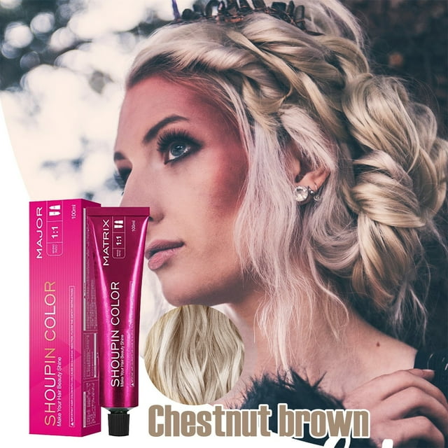 Champú para teñir el cabello T^ide Color Crema para el cabello Color azul y negro Corte de cabello Uñas