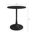 thumbnail image 4 of Jamesdar Kurv 24" Steel Bistro Table in Black Indoor/Outdoor, 4 of 5