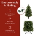 thumbnail image 4 of Lápiz preiluminado Christmas Tree Best Choice Products, 1,4 m, 4 of 7