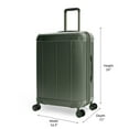 thumbnail image 3 of iFLY Rise 2-Piece Hard Side Set, 20" Carry-on and 24" Checked Expandable Spinner Luggage, Moss, 3 of 9