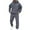 D57/Dark Gray, variant on Afdoent Men's Tracksuit 2 Piece Hooded Athletic Sweatsuits Autumn Winter Fashion Letter Printed Sports Long Sleeve Hoodie Set Comfortable