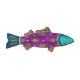 thumbnail image 1 of homeroots home decor 401548 Rustic Purple Whimsy The Fish Wall Art, 1 of 1