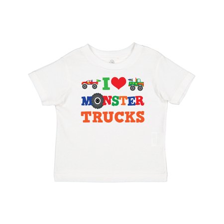 

Inktastic I Love Monster Trucks Gift Baby Boy or Baby Girl T-Shirt