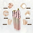 thumbnail image 6 of JGJJUGN 2in1 USB Eyebrow Remover Trimmer Shaver for Face Body Hair Removal with LED Light, Rechargeable Hair Removal Device, Portable Facial Razor for Women, Waterproof Grooming Tool, 6 of 9
