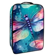Dragonfly Polyester Shoe Box Organizer - 23x31cm / 9x12in Storage Container for Shoes, Boots, and More