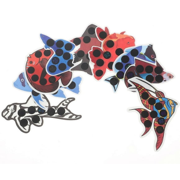 Color Changing Liquid Crystal Thermometer Sticker For Aquarium Use 9X6cm 1 Set Temperature Measurement