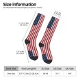 thumbnail image 3 of America Mexican Flag Knee High Socks for Women Long Leg Warmers Socks, 3 of 7