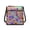 Boho Mandala, variant on Flame Wolf Print PU Leather Crossbody Bags for Women Fashion Multiple Pockets Bag Satchel Lightweight Messenger Bag Shoulder Handbags with Zipper for Working Workout