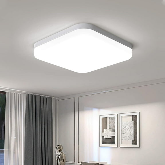 36w Square Led Ceiling Light, 3240lm Ceiling Light, 4500k Indoor Lighting, Modern Light Lamp