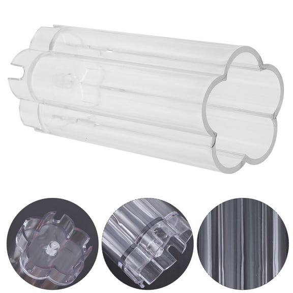 Masteelf Molds Meaningful Candle Mold Scented Candle Mold 12.8X5.7cm Transparent