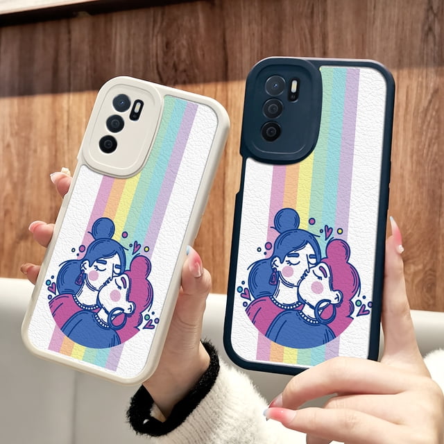 ¡Protege tu iPhone 15 Pro Max 14 13 12 Pro 11 con una divertida y colorida funda gráfica mate para teléfono!