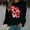 Black, variant on EQWLJWE Womens Long Sleeve Sweatshirts Love Heart Graphic Crewneck Casual Pullover Valentine's Day Tops