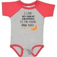 thumbnail image 3 of Inktastic I Love My Great Grandma to the Moon and Back Boys or Girls Baby Bodysuit, 3 of 5