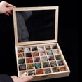 thumbnail image 4 of Colección minerales de 30 piezas con caja de coleccionista / vitrina para principiante de cristales de piedras para niño Hugo colección de rocas y minerales, 4 of 9