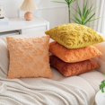 thumbnail image 7 of Christmas Throw Pillow Covers 18x18 Inch, Coffee Brown Decorative Square Pillowcases, Farmhouse Holiday Cushion Covers for Couch Sofa Living Room Bedroom Outdoor Home Decor, 7 of 7