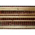 thumbnail image 2 of Marmont Hill - "Deep Red Stripes" Painting Print on Natural Pine Wood, 2 of 5