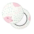 thumbnail image 7 of Uemuo Cute Pigs Pattern Round Bar Stool Seat Covers Washable Stool Cushion Slipcover Elastic Bar Chair Covers-14 inch, 7 of 7