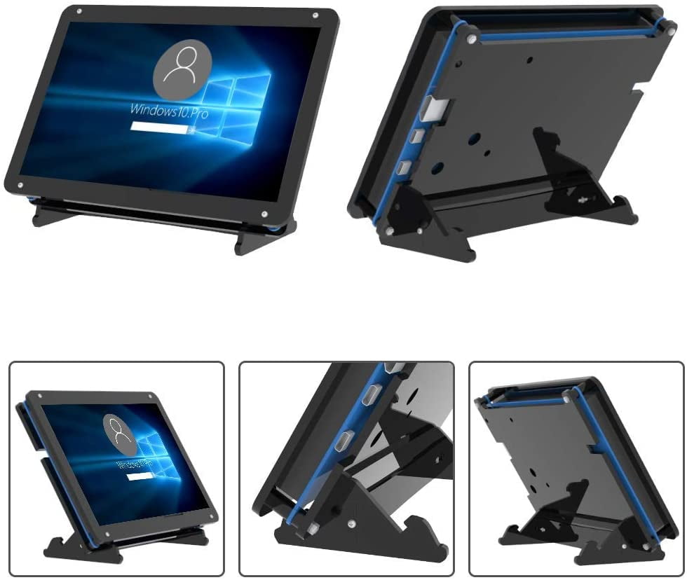 Portable Monitor with Acrylic Case 7 inch Screen IPS Capacitive