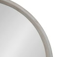 thumbnail image 4 of Kate and Laurel Prema Soft Round Circle Modern Wall Mirror, Whitewash Gray, 24, Framed Round Circular Mango Wood Mirror for Minimal Home Decor, 4 of 8