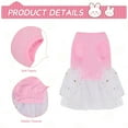 thumbnail image 5 of Dog Dress For Small Dogs Girl, Female Puppy Dress With Rabbit For Chihuahua Yorkie, Summer Pet Clothes Dog Tutu Skirt, Doggie Outfits Cat Apparel, 5 of 5
