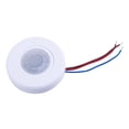 thumbnail image 2 of Interruptor de luz con sensor de movimiento PIR para techo, 110-220 V, 200 W, ultrafino, inducción infrarroja, ajuste de tiempo, blanco, 2 of 5