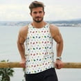 thumbnail image 6 of Fotbe Happy Graduation Pattern Men's Quick Dry Workout Tank Top Gym Muscle Tee Fitness Bodybuilding Sleeveless T Shirt Breathable Workout Shirt-Small, 6 of 9