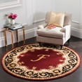 thumbnail image 4 of SAFAVIEH Naples Victoria Floral Wool Area Rug, Maroon/Beige, 3' x 5', 4 of 5