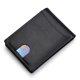thumbnail image 4 of Cartera Para Hombre Cartera Para Hombre Monedero de piel auténtica con etiqueta de aire para hombre, antipérdida, para regalo de padre (negro), 4 of 8