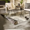 thumbnail image 4 of Bouclair Black And White Outdoor Rug 5' x 7', 4 of 8