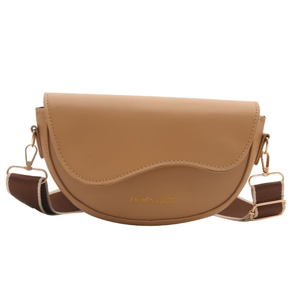 Bolso de hombro para mujer, bolso cruzado, bolso cruzado para ir de compras Caqui