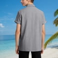 thumbnail image 6 of CAIXIA Boys Short Sleeve Button Down Shirt Cotton Woven Casual Shirts with Pockets for Kids, 6 of 7