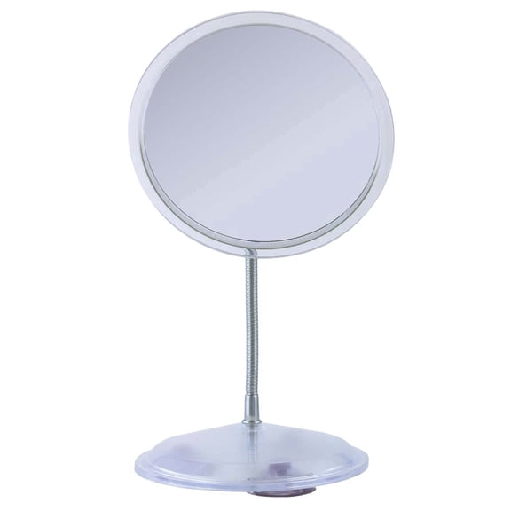 Zadro Gooseneck Makeup Mirror w Magnification & Suction Cup Wall Mount