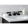thumbnail image 2 of Kingston Brass KS1160PKL Duchess Widespread Bathroom Faucet with Brass Pop-Up, Matte Black, 2 of 8