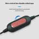 thumbnail image 4 of Ventilador De 5 Aspas Para Reposacabezas De Automóvil, 3 Niveles De Viento, Enfriador De Asiento Trasero Ajustable Para Automóvil, Ventilador Eléctrico Con Abrazadera Usb, Ventilador De Manguera Moyic VI003780-00, 4 of 5