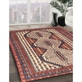 thumbnail image 3 of Ahgly Company Machine Washable Indoor Rectangle Traditional Light French Beige Brown Area Rugs, 2' x 5', 3 of 7