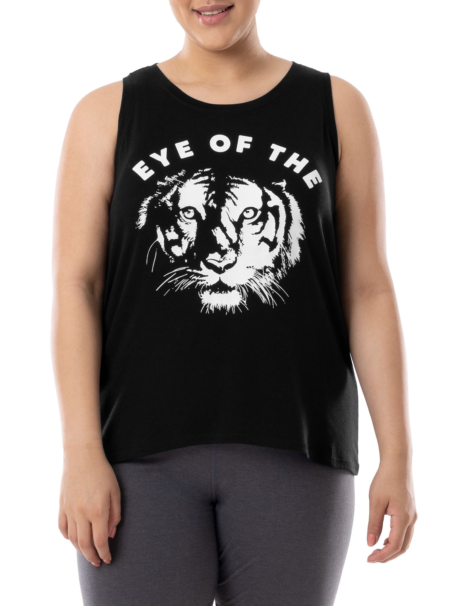Athletic Works Women's Plus Graphic Tank Bundle, 2-pack